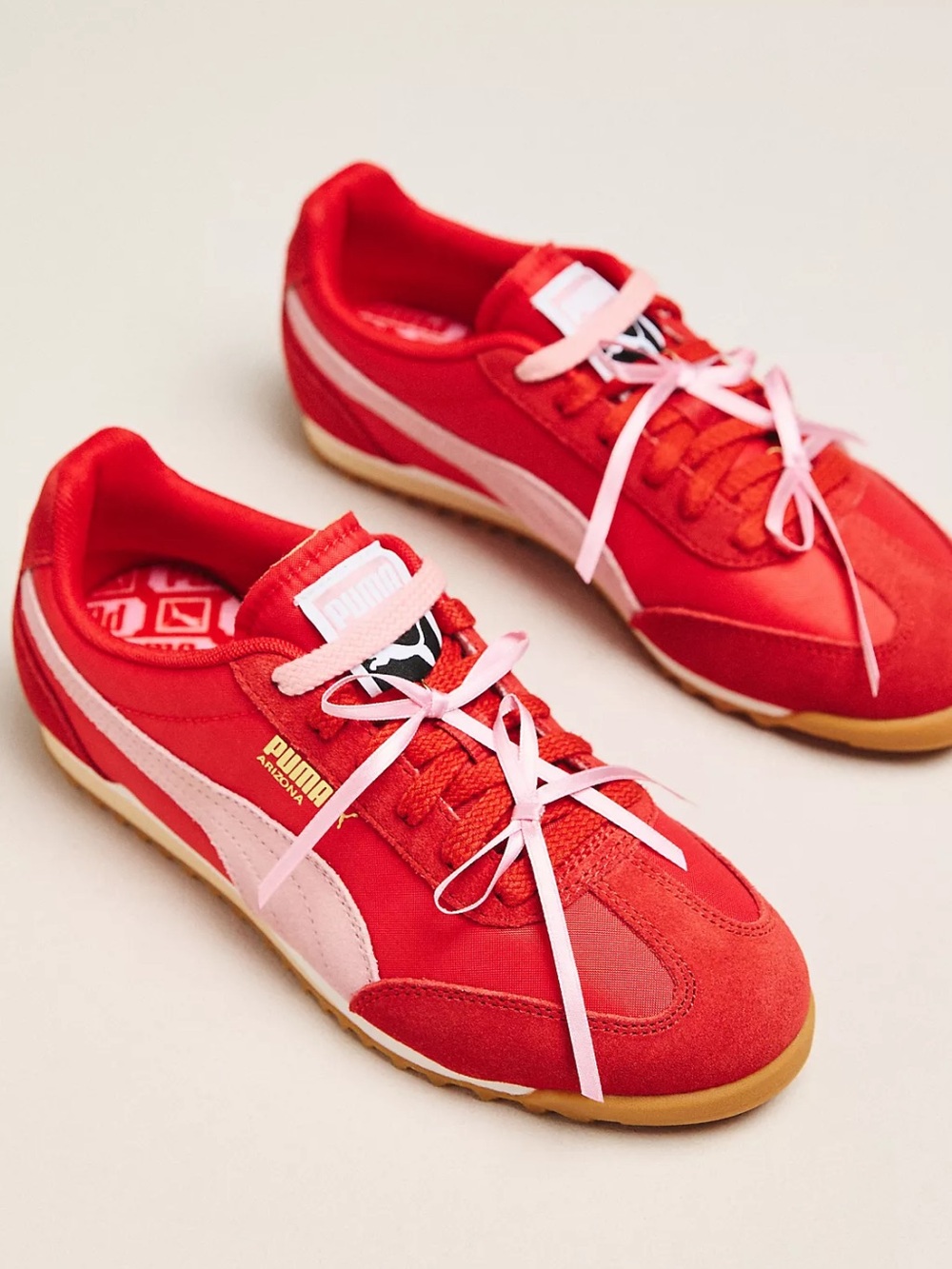 PUMA Exclusive Arizona Bow Lace Sneakers sz 8